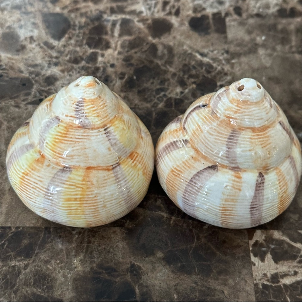 Vintage Seymour Mann Salt And Pepper Shakers Sea Shells